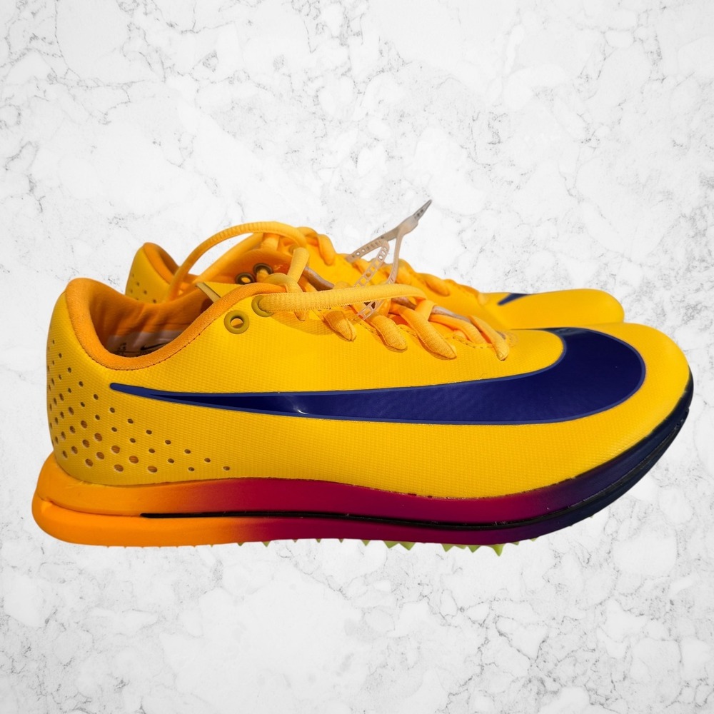 Nike Triple Jump Elite 3 Men's 8 Yellow Track Shoes Sneakers HV6425-800 - Picture 2 of 6